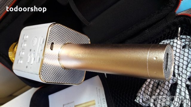Bluetooth микрофон за караоке , снимка 3 - Аудиосистеми - 19780110