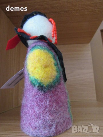  Автентична сувенирна кукла от филц-Монголия, снимка 8 - Други ценни предмети - 22317695