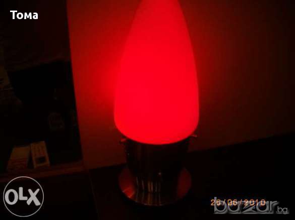 Настолна лампа сменяща си цветовете от Германия, снимка 3 - Настолни лампи - 13488266
