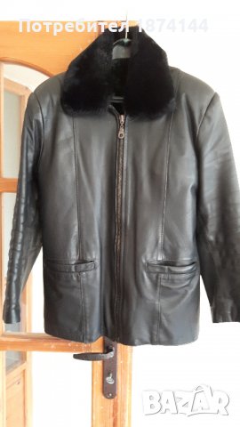 Кожено яке, снимка 2 - Якета - 25526074
