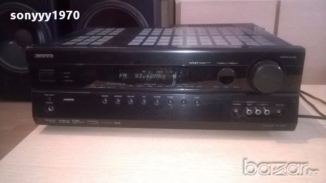 Onkyo tx-sr507/380w/hdmi av receiver-внос англия, снимка 2 - Ресийвъри, усилватели, смесителни пултове - 17045594