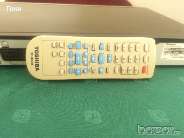  TOSHIBA SD-270EKE- DVD Player, снимка 7 - Плейъри, домашно кино, прожектори - 16530216