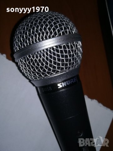 shure sm58-microphone-профи микрофон-внос SWISS, снимка 7 - Микрофони - 21653084