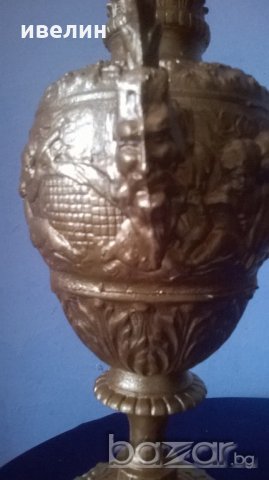 стар бароков свещник, снимка 4 - Антикварни и старинни предмети - 20569861