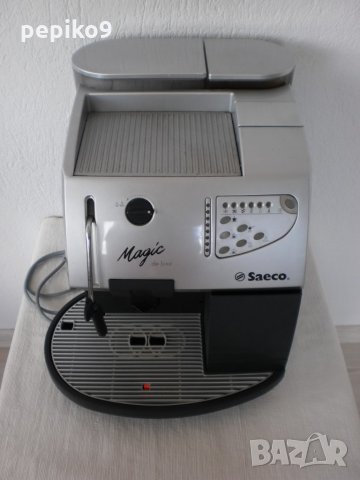 Продавам кафемашини внос от Германия,робот пълен автомат SAECO MADIC DE LUX сребърна, снимка 3 - Кафемашини - 25469726
