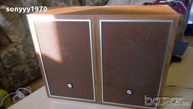 onkyo-stereo speakers-ретро тонколони -40/25/18см-2 броя от швеицария, снимка 4 - Ресийвъри, усилватели, смесителни пултове - 8770728
