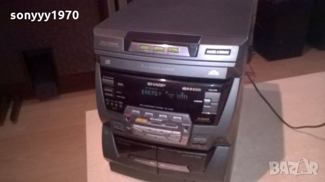 sharp cd/tuner rds/amplifier/deck reverse/aux-от швеицария, снимка 4 - Ресийвъри, усилватели, смесителни пултове - 23530375