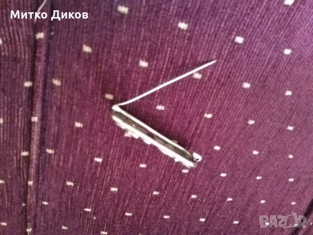 Месингова брошка ръчна изработка-златен оттенък, снимка 3 - Бижутерийни комплекти - 25093116