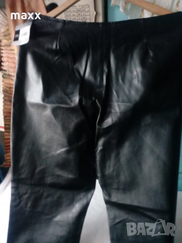 Черен панталон изкуствена кожа Wassivo , снимка 1