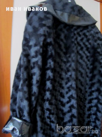 Еко палто-манто-черно, снимка 14 - Палта, манта - 16628253