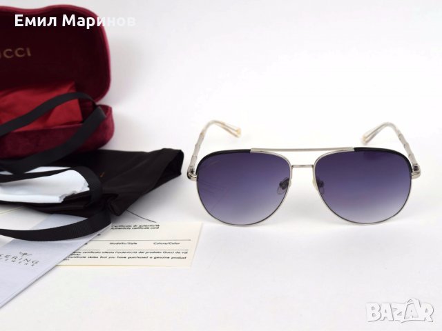 Слънчеви очила Gucci Black