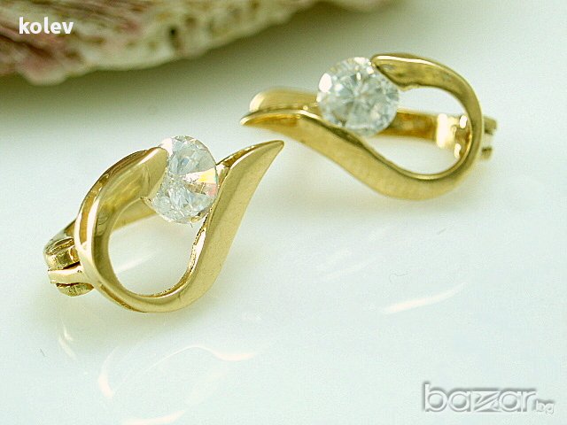 златен пръстен с циркон -КАПЧИЦА- 1.51 гр/ размер №52, снимка 6 - Пръстени - 17044511