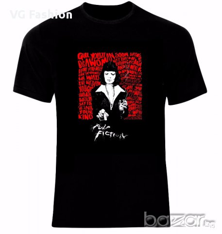 Криминале Pulp Fiction Yolanda Тениска Мъжка/Дамска S до 2XL, снимка 1 - Тениски - 14278389