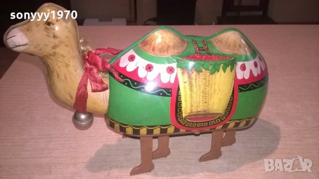 камила-метална ретро играчка с механика-25х18х10см, снимка 3 - Колекции - 22006812