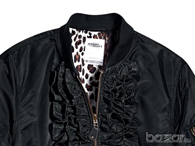 ADIDAS ORIGINALS JEREMY SCOTT RUFFLE LEOPARD Мъжко Яке с 2 лица size S / M, снимка 4 - Якета - 6988099