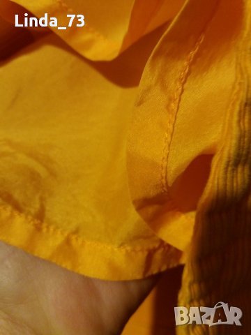 Дам.пола-"YVES SAINT LAURENT"-/памук/,цвят-оранжев. Закупена от Италия., снимка 14 - Поли - 23677247