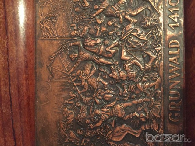 уникална картина от мед, снимка 3 - Антикварни и старинни предмети - 19128080