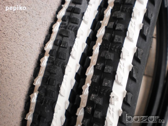 Продавам колела внос от Германия предна и задна външни гуми MITAS OCELOT 29 цола с два бели канта, снимка 9 - Части за велосипеди - 16031377
