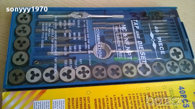 Комплект за резби в кутия-нов, снимка 4 - Други инструменти - 14122115