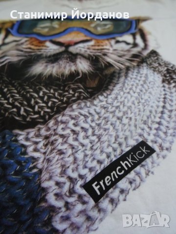 Мъжка тениска FrenchKick размер L, снимка 4 - Тениски - 25203206
