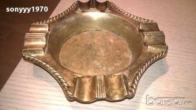 поръчан-Голям и масивен пураджииски пепелник-20/20/5см, снимка 5 - Антикварни и старинни предмети - 16318516