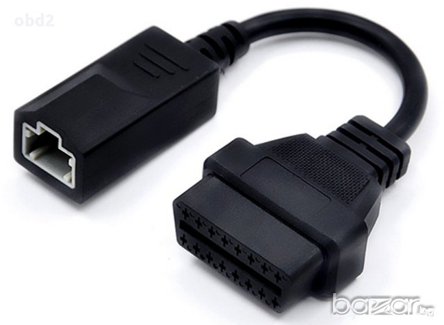 Кабел-преходник за HONDA 3 pin или 5 pin мъжки към 16 pin OBD2, за Autocom / Delphi / и др. , снимка 2 - Аксесоари и консумативи - 15122414