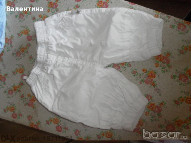 Бели панталонки, снимка 2 - Панталони и долнища за бебе - 16386217