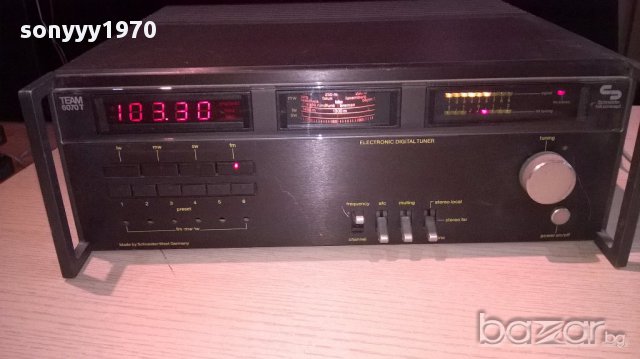 schneider team-6070t hi-fi retro tuner-внос швеицария, снимка 10 - Ресийвъри, усилватели, смесителни пултове - 12728438