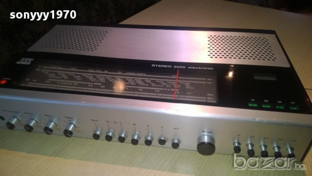 itt-schaub lorenz-stereo 2000 electronic-made in germany, снимка 4 - Ресийвъри, усилватели, смесителни пултове - 9092949