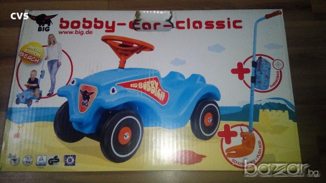 Детска кола BIG-Bobby-Car-Classic с дръжка за родители - нова!, снимка 7 - Коли, камиони, мотори, писти - 20406934