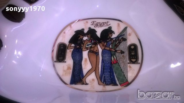 Egypt-13/13/13см-оригинален пепелник от египет, снимка 2 - Антикварни и старинни предмети - 15869546