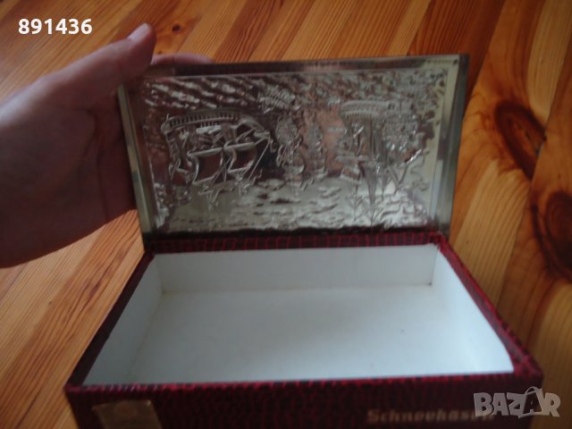 Стара кутия от пури с метален капак, снимка 2 - Колекции - 25936778