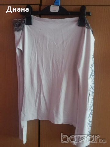 Дамска ефектна блуза, размер XS, снимка 3 - Блузи с дълъг ръкав и пуловери - 19209846