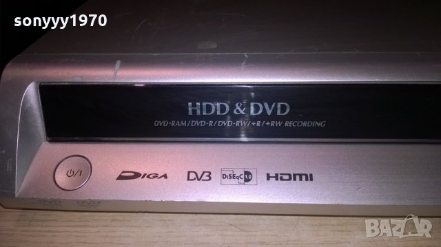 panasonic dmr-ex80s hdd/dvd hdmi-recorder-внос швеицария, снимка 6 - Плейъри, домашно кино, прожектори - 22538373