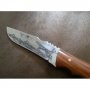 Ловен нож с инкрустиран ловец -130 x 256, снимка 3