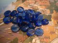 " Тъмно синъо " - стъклени перли, снимка 2