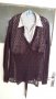 Сатенена блуза с кафява жилетка, размер Л, снимка 5