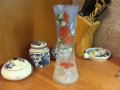 Великолепна ваза арт деко ръчно рисувана ваза, снимка 1 - Декорация за дома - 24264273