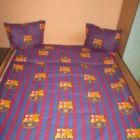 Спален комплект на Ман.Ю,Реал М или Барселона - за приста или спалня, снимка 6 - Спално бельо - 20110785