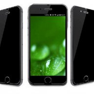 Черен закален стъклен протектор за iPhone 4,5, 6,7,8,10 и 6,7,8 Plus Anti-Spy анти шпионски, снимка 3 - Фолия, протектори - 12663064