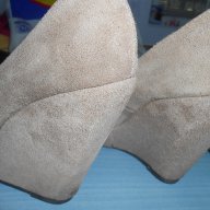 Обувки платформа - естествен велур, снимка 10 - Дамски ежедневни обувки - 8722113