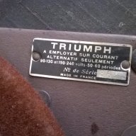 Triumph made in france-ретро антика-внос швеицария, снимка 15 - Антикварни и старинни предмети - 13029079