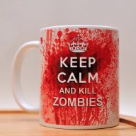  Зомби чаша / Keep calm and kill zombies, снимка 3 - Други стоки за дома - 13872896