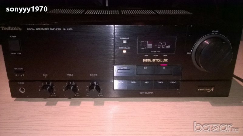 ПОРЪЧАН-technics su-x955-stereo amplifier-370watts, снимка 1