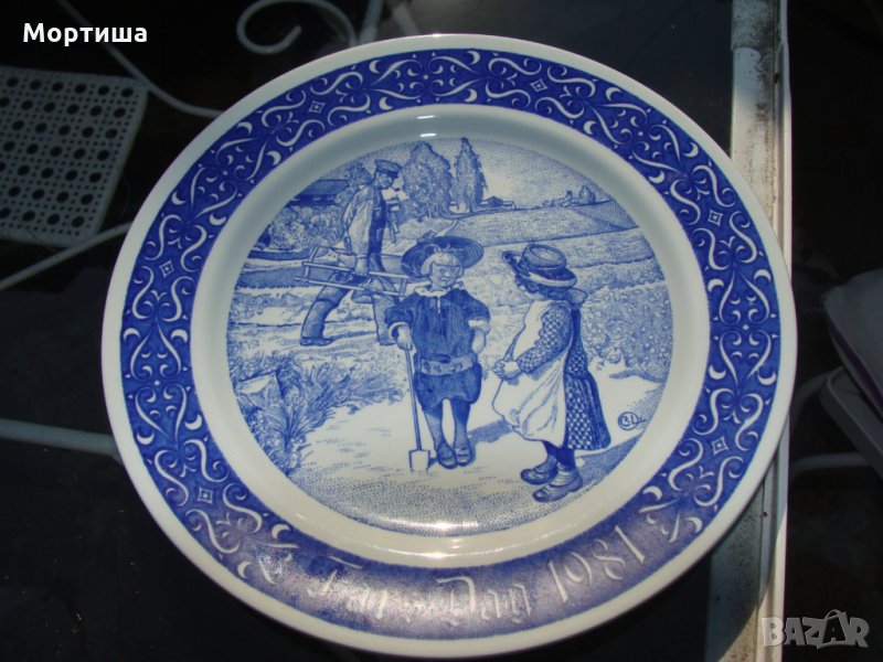 Декоративна  чиния за стена , снимка 1