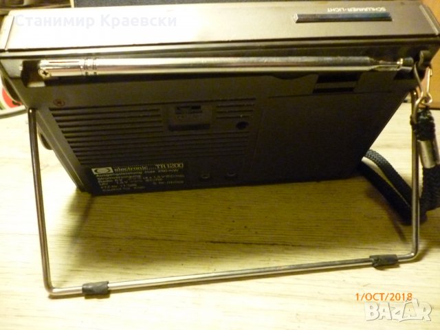 ELITE electronic- tr 1200 uhrenradio - vintage 89 - финал, снимка 6 - Радиокасетофони, транзистори - 23051985