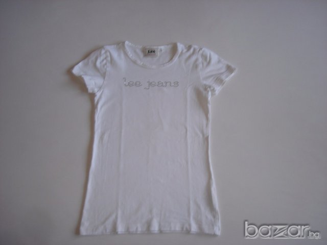 Lee, бяла тениска за девойка,146/152 см. , снимка 3 - Детски тениски и потници - 18022702