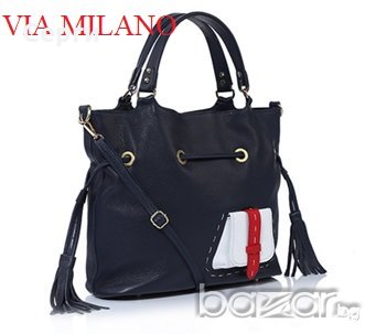 ПРОМО! Дамски ЧАНТИ ест.кожа - VIA MILANO, TIGNANELLO 