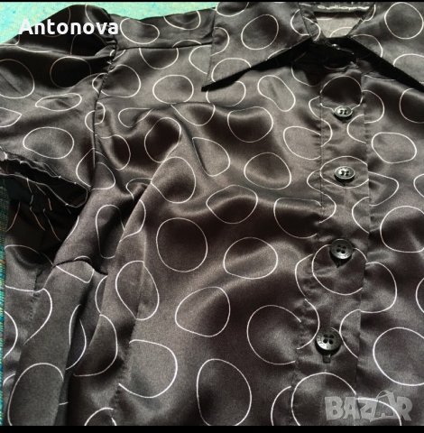 Сатенена блуза Calliope, снимка 3 - Ризи - 24066722