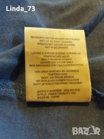 Дам.тениска-"America Today/памук+полиестер/-св.синя. Закупена от Италия., снимка 9 - Тениски - 21980193